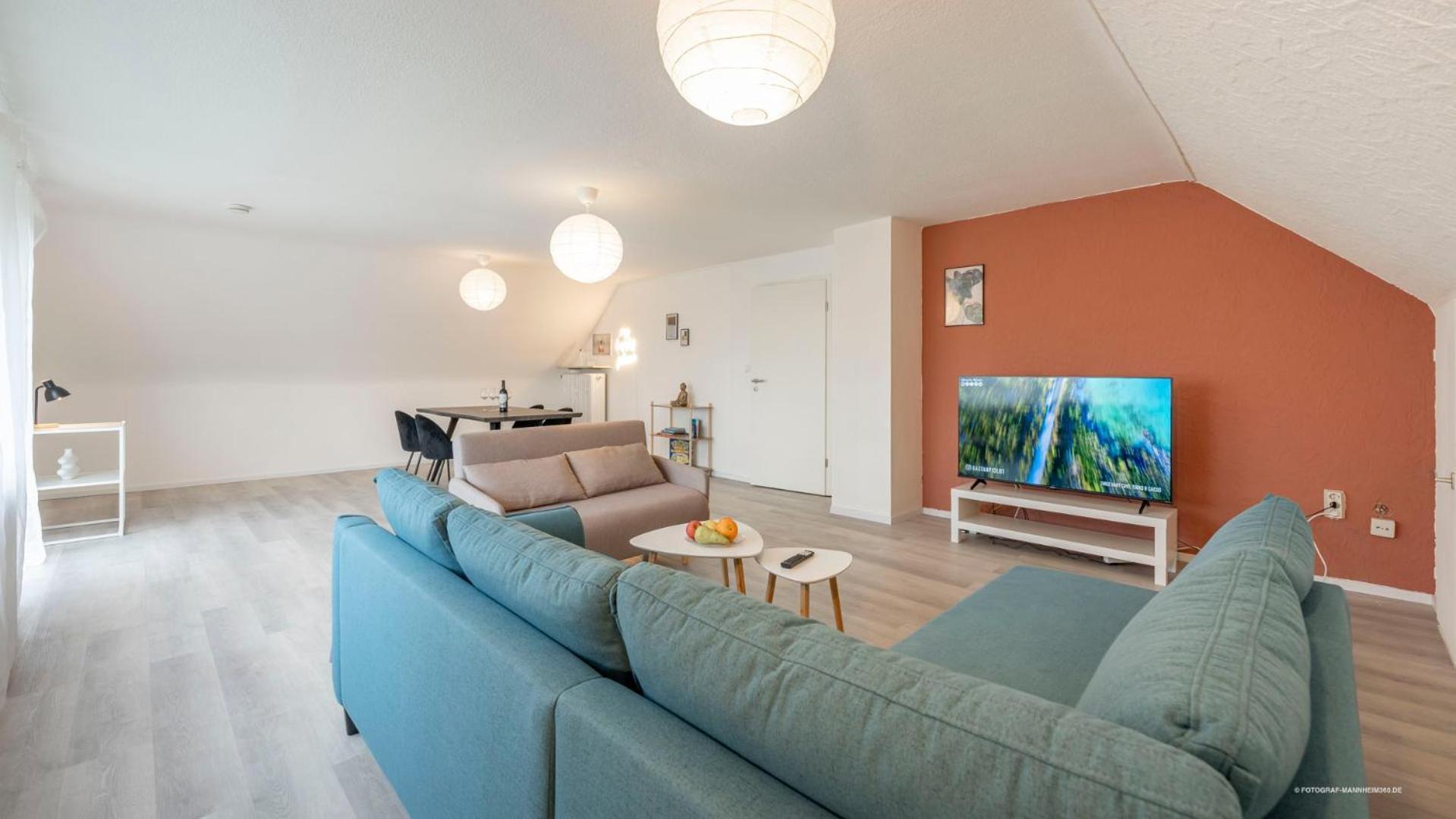 Xxl Design-Appartement Gardendesign Boxspring 8 Pers Zwischen Heidelberg Und Mannheim Edingen-Neckarhausen Eksteriør billede