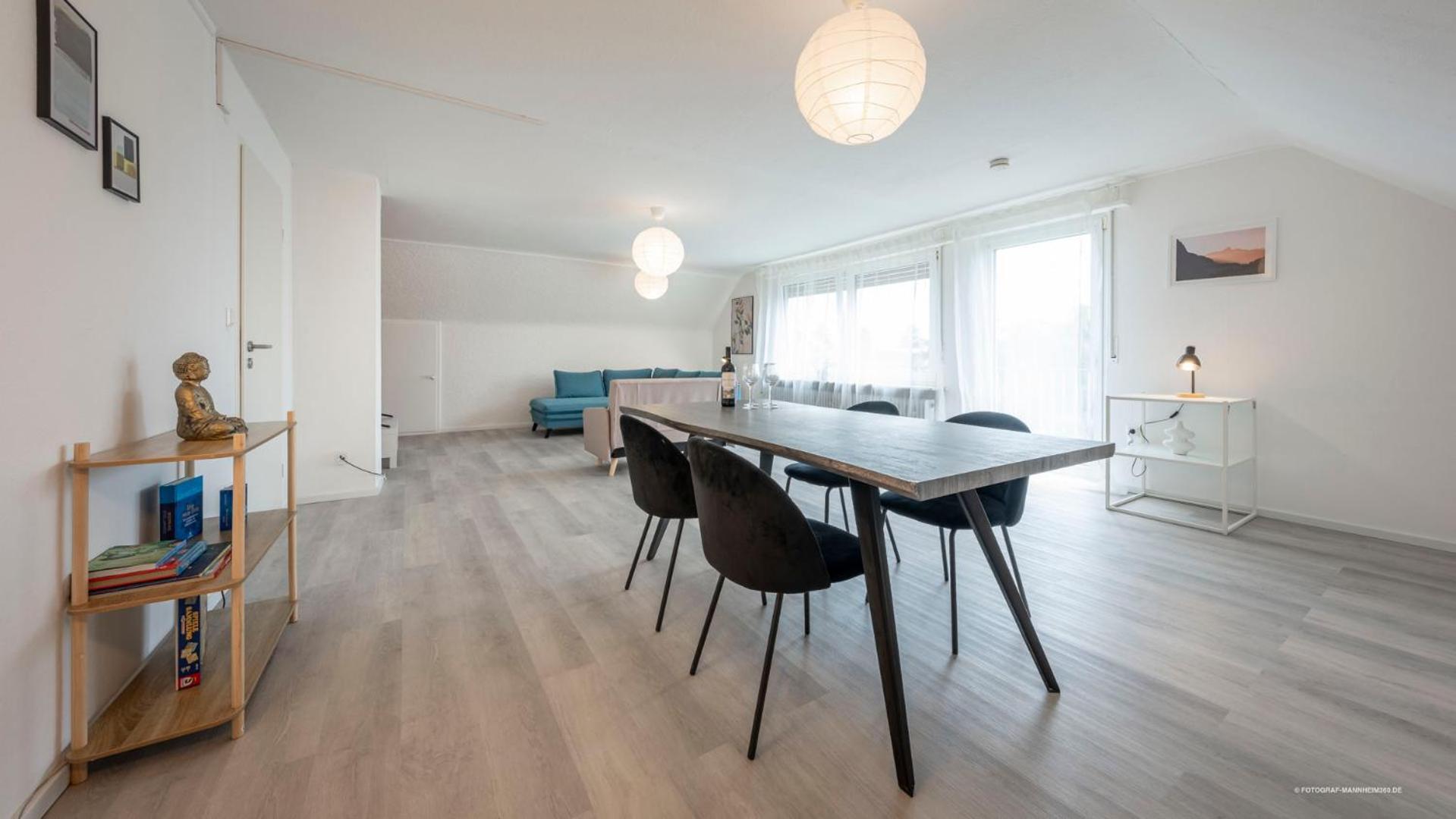 Xxl Design-Appartement Gardendesign Boxspring 8 Pers Zwischen Heidelberg Und Mannheim Edingen-Neckarhausen Eksteriør billede