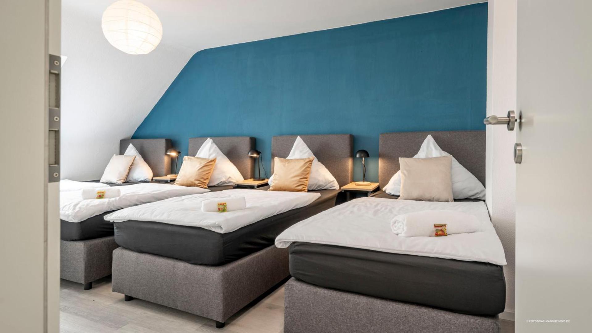 Xxl Design-Appartement Gardendesign Boxspring 8 Pers Zwischen Heidelberg Und Mannheim Edingen-Neckarhausen Eksteriør billede
